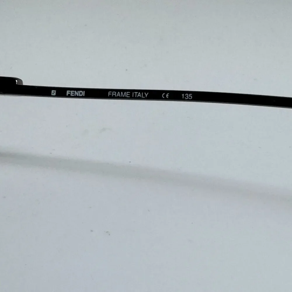 Fendi Women's F583 dark Ruithenium 54-19-125 Eyeglasses Frames‎ Half rim H14871